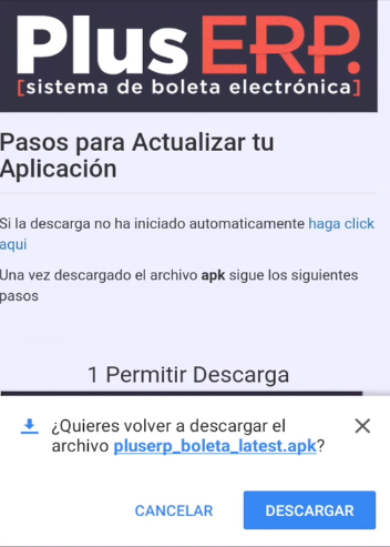 Paso 1 Permitir Descargas